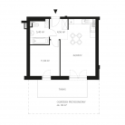 Nowy apartament 13-2399 | 44,55 m2 | 2 Pokoje | 0 Piętro