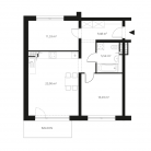 Nowe mieszkanie 13-2428 | 63,28 m2 | 3 Pokoje | 2 Piętro