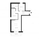 Nowe mieszkanie 13-2430 | 57,41 m2 | 3 Pokoje | 2 Piętro