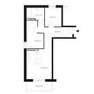 Nowy apartament 13-2443 | 57,30 m2 | 3 Pokoje | 3 Piętro
