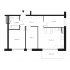 Nowe mieszkanie 13-2446 | 65,65 m2 | 4 Pokoje | 3 Piętro