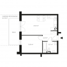 Nowy apartament 13-2403 | 45,67 m2 | 2 Pokoje | 0 Piętro