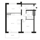 Nowy apartament 13-2453 | 62,98 m2 | 3 Pokoje | 4 Piętro