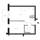Nowe mieszkanie 13-2454 | 45,09 m2 | 2 Pokoje | 4 Piętro