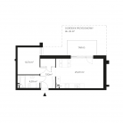 Nowy apartament 13-2405 | 48,74 m2 | 2 Pokoje | 0 Piętro