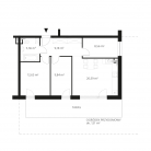 Nowy apartament 13-2407 | 66,16 m2 | 4 Pokoje | 0 Piętro